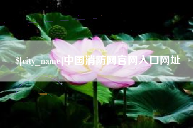 吉林中国消防网官网入口网址