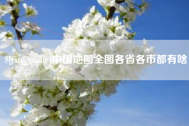 吉林中国地图全图各省各市都有啥