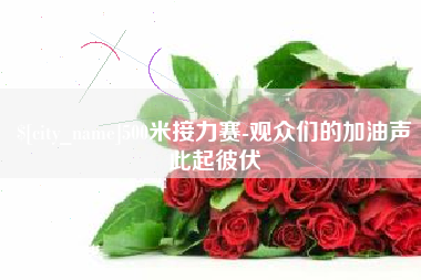 吉林500米接力赛-观众们的加油声此起彼伏