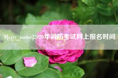 吉林2020年消防考试网上报名时间