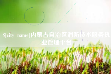 吉林内蒙古自治区消防技术服务执业管理平台