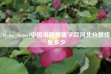 吉林中国消防救援学院河北分数线是多少