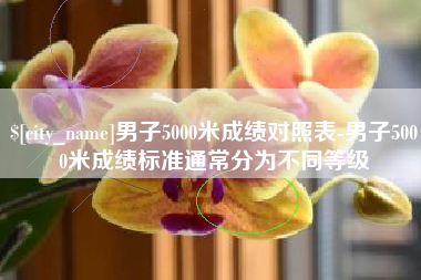 吉林男子5000米成绩对照表-男子5000米成绩标准通常分为不同等级
