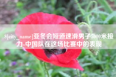 吉林亚冬会短道速滑男子5000米接力-中国队在这场比赛中的表现