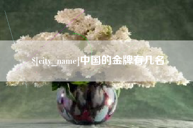 吉林中国的金牌有几名