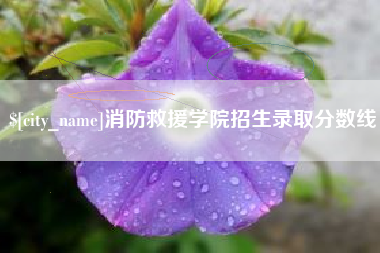 吉林消防救援学院招生录取分数线