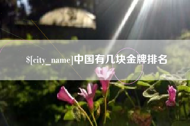 吉林中国有几块金牌排名