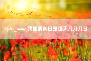吉林我国消防日是哪天几月几日