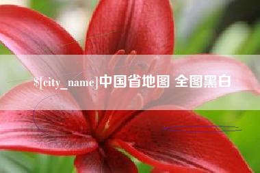 吉林中国省地图 全图黑白