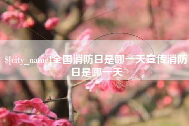 吉林全国消防日是哪一天宣传消防日是哪一天