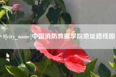 吉林中国消防救援学院地址路线图