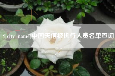 吉林中国失信被执行人员名单查询