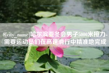 吉林哈尔滨亚冬会男子5000米接力-需要运动员们在高速滑行中精准地完成