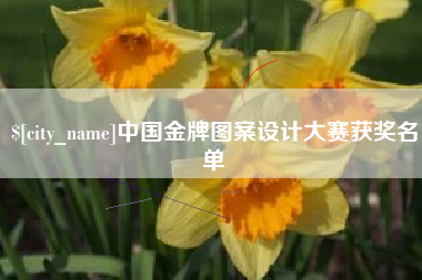 吉林中国金牌图案设计大赛获奖名单