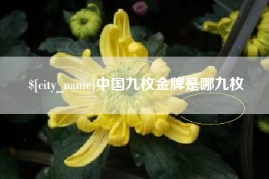 吉林中国九枚金牌是哪九枚