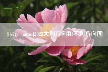 吉林2025大利方向和不利方向图