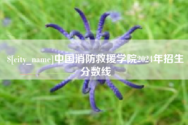吉林中国消防救援学院2024年招生分数线