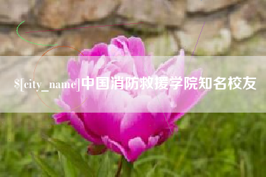 吉林中国消防救援学院知名校友