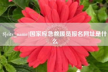 吉林国家应急救援员报名网址是什么