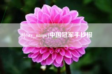 吉林中国冠军手抄报