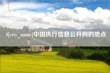 吉林中国执行信息公开网的地点