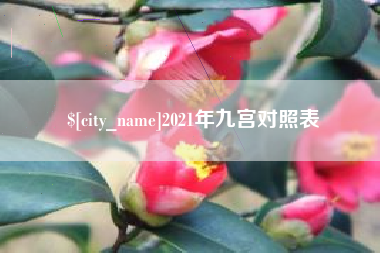 吉林2021年九宫对照表