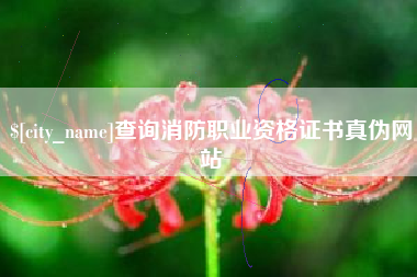 吉林查询消防职业资格证书真伪网站