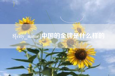 吉林中国的金牌是什么样的