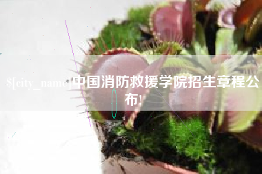 吉林中国消防救援学院招生章程公布!