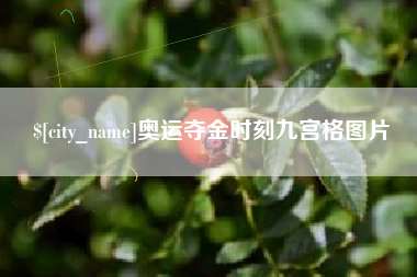吉林奥运夺金时刻九宫格图片