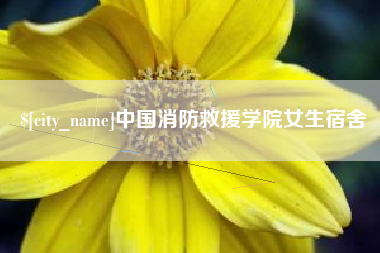 吉林中国消防救援学院女生宿舍